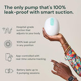 Willow 3.0 Wearable Breast Pump, Double Electric Breast Pump, Cordless, Hands Free Breast Pump with 9 Levels of Smart, Hospital Grade Suction Strength, 100% Leak Proof & Fits Fully In Bra, 24mm Flange