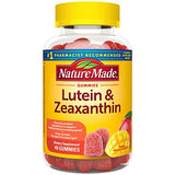 Nature Made Lutein & Zeaxanthin Gummies, Eye and Brain Supplement, 40 Vegan Gummies, 20 Day Supply