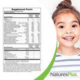 Natures Plus Animal Parade Children's Chewable Multivitamin - Orange Flavor - 90 Animal-Shaped Tablets - Promotes Health & Well-Being - Vegetarian, Gluten Free - 45 Servings