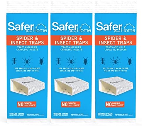 Safer Brand 12 Safer Home SH400SR Indoor Spider, Ant, Cockroach, Centipede, and Crawling Insect Traps, Blue