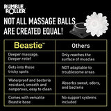 RUMBLE ROLLER RumbleRoller BXA Xtra Firm Beastie Massage Ball + Base