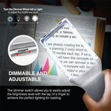 MAGNIPROS 6X Large Illuminated Magnifying Glass - Anti-Glare, Dimmable LED Light, Perfect for Reading & Inspection - Ideal for Seniors with Macular Degeneration & Low Vision - Enhanced Visual Clarity