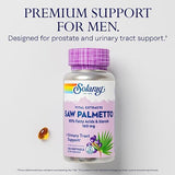 SOLARAY Saw Palmetto Extract - Prostate Health and Urinary Tract Support - 136 mg Fatty Acids and Sterols - Lab Verified, 60-Day Money-Back Guarantee (120 Servings, 120 Softgels)