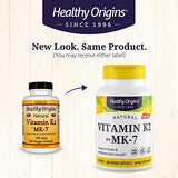 Healthy Origins Vitamin K2 (MK-7) – 100 mcg, 180 Veggie Softgels