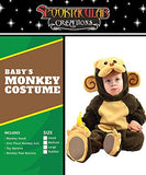 Spooktacular Creations Halloween Toddler Monkey Costume Set with Toy Banana for Infant, Kids, Baby Halloween Dress Up, Safari Themed Parties (3T (3-4 yrs))