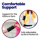 Elbow Splint Tendonitis Elbow Brace | Cubital Tunnel Brace for Sleeping | Tennis Elbow Brace Support & Compression Sleeve Elbow Immobilizer for Ulnar Nerve | Tennis Elbow Brace | Women & Men (SMALL)