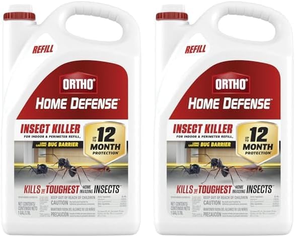 Ortho Home Defense Insect Killer for Indoor & Perimeter Refill2, Controls Ants, Roaches, Spiders, and More, 1 gal. (Pack of 2)