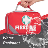 General Medi 2-in-1 First Aid Kit (215 Piece Set) + 43 Piece Mini First Aid Kit -Includes Ice(Cold) Pack, Moleskin Pad and Emergency Blanket for Travel, Home, Office, Car, Workplace