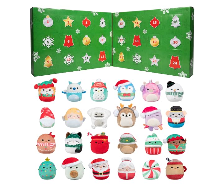 Squishmallows Original 24-Day Micromallows Holiday Advent Calendar