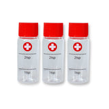 Allermates 3 Pack of Travel Size, Mini Meds Bottles for Liquid Medicines