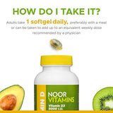 Halal Vitamin D3 Softgels - 5000 IU for Daily Wellness