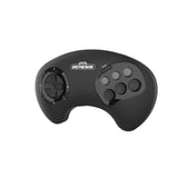 Retro-Bit BIG6 2.4 GHz Sega Genesis Wireless Arcade Controller Pad for Sega Genesis Original/Mini, Switch, PC, Mac - Black