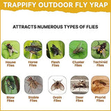 Fly Traps Outdoor Fly Traps Bag Fly Catchers Outdoors Upgraded 40g Bait. Stable Horse Ranch Fly Trap. Disposable Fly Traps Outdoor Hanging Fly Killer 4 PCs…