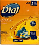 DIAL Skin Care Bar - Marula Oil - Gentle Cleansing - 4 OZ (113 g) Per Bar - 3 Count Bars Per Package - Pack of 4 Packages