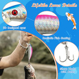 Fishing Advent Calendar 2024 Adult Men Teen Boys,24 Days Christmas Countdown Advent Calendar Fishing Lure Baits Tackle Set with Minnow Crankbait VIB Spoons Popper Fishing Gifts for Anglers