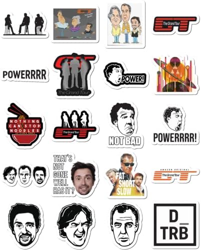 Stickers Pack 20 Pcs The Laptop Grand Waterproof Tour Vinyl Aesthetic Colorful Skateboard Bike Bumper Car Guitar Water Bottle Luggage