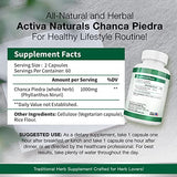 Activa Naturals Chanca Piedra with Phyllanthus Niruri Herb Extract Supplement