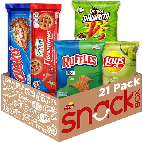 Frito-Lay Sabritas and Gamesa Variety Pack, (Pack of 21)