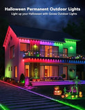 Govee Permanent Outdoor Lights, Smart RGBIC Outdoor Lights with 75 Scene Modes, 100ft with 72 LED Eaves Lights, IP67 Waterproof, for Halloween Decorations, Christmas, Work with Alexa, Google Assistant