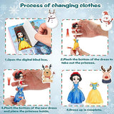 Advent Calendar for Girls Princess Deformation Toy 24 Days Countdown Calendars Princess Transformable Toys and Decorate Ideal for Christmas Countdown and Fun Play Party Favor, Xmas Gifts, Classroom Prizes