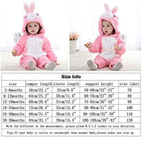 Baby Bunny Costumes Unisex Toddler Outfit Halloween Dress Up Romper 18-24 Months