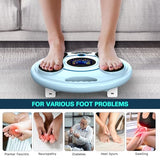 Creliver TENS + EMS Foot Massager for Neuropathy,25 Modes 99 Levels EMS Foot Circulation Stimulator, Tens Neuropathy Foot Massager for Circulation & Pain Relief TENS Unit with 4 Pads, FSA HSA Approved