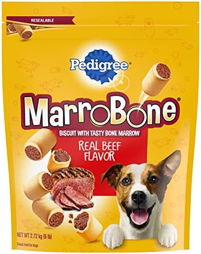 Pedigree Dry Dog Treats MarroBone Real Beef Flavor, 6 lb. Bag