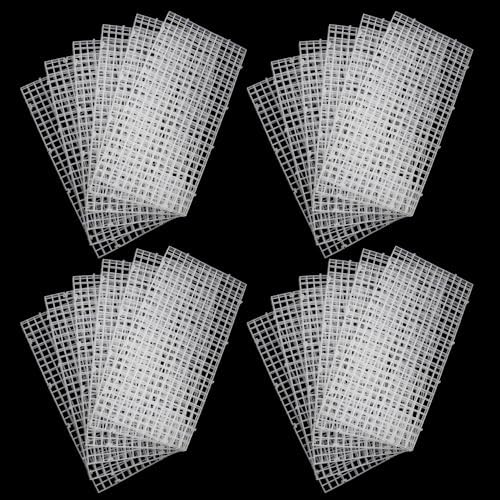 ALEGI 24 Pcs Aquarium Fish Tank Divider Plastic Egg Crate Aquarium Filter Bottom Tray Grid Isolation Board Partition Net Pane Separator (S 24pcs)