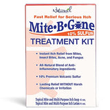 Mite Treatment Lotion & Soap by Mite-B-Gone |Natural Relief for Acne, Bug Bites, Skin Redness & Itching, Discomfort & Rosacea | Safe for Kids and Adults| Treatment Kit