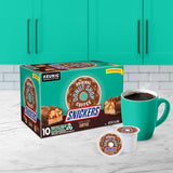 The Original Donut Shop Snickers Coffee, Keurig Single Serve K-Cup Pods, Flavored Coffee, 60 Count, (6 Packs of 10)