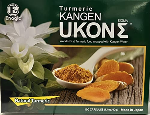 ENAGIC KANGEN Ukon Turmeric by ENAGIC 100% Organic Multivitamins Vegeterian Capsules