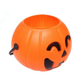 HANSGO Mini Halloween Portable Pumpkin Bucket, 12PCS 2.5 inches Small Halloween Pumpkin Candy Buckets Children Trick or Treat Bags