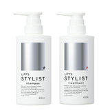 LIPPS Stylist Shampoo for Men and Women, Rich Foam, Salon Supervised, Mandarin Scent, 400ml (5).Shampoo and treatment set.