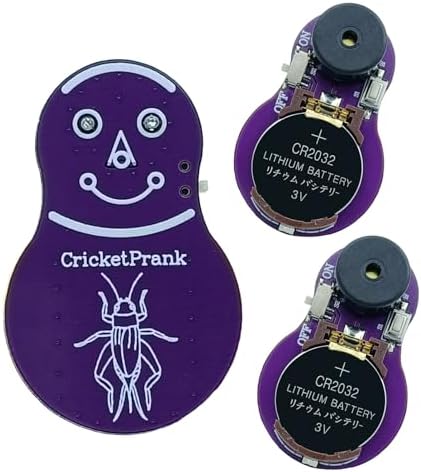 Cricket Noise Maker Prank (3 PCS), Beeping Several Months, Hidden Prank Noise Maker for Adults