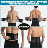 Bodyprox Breathable Back Brace, Back Support Brace for Men and Women. (Small)