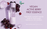 Dr.Ceuracle Vegan Active Berry First EssenceㅣHigh-Density Resveratrol Capsules from French Grapes, Vitamin A from Cranberry, Upcycled Grape Seed OilㅣBoosting Vitality, Revive & Rejuvenate Skin