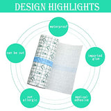 Transparent Dressing Adhesive Bandage Waterproof Bandage Clear Adhesive Bandages Stretch Tape for Tattoos Swimming (6 Inch x 10.94 Yard)