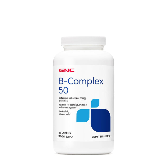 GNC B-Complex 50-180 Capsules (180 Servings)