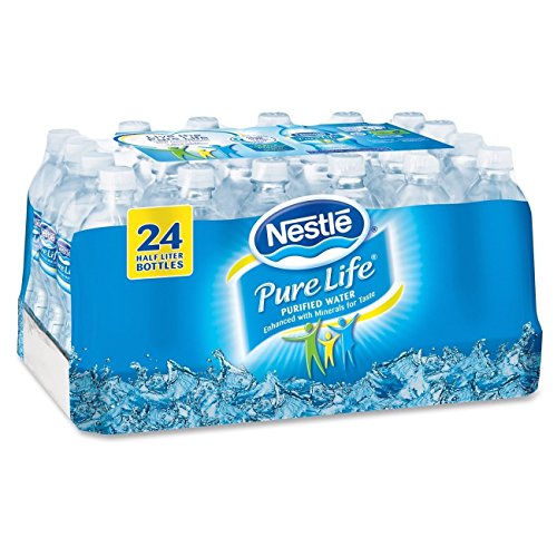 Nestle Pure Life nGeJYM Bottled Purified Water, 16.9 oz. Bottles, 24 Count (Pack of 2)