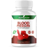 nutrigrove Blood Pressure Dietary Supplement – 90 Vegetable Capsules of Natural high Blood Pressure