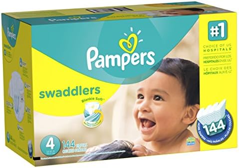 Pampers Swaddlers Diapers Size 4 144 Count (old version)