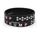 Yangmics Direct Trump NEEDS SUPPORT - 4 Trump Take America Back for President 2024 Silicone Bracelets - Inspirational Motivational Wristbands - Adults Unisex Gifts for Men Women