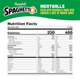 SpaghettiOs Canned Pasta with Meatballs, 15.6 oz Can (Pack of 24)