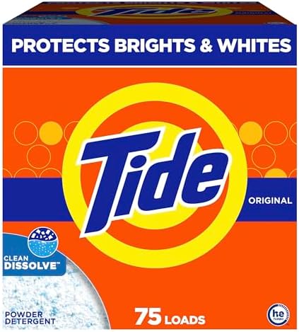 Tide Powder Laundry Detergent, Original Scent, 75 Loads, 85 oz