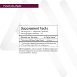 Anew Vita Policosanol Supplement - Healthy Lipid Levels, Platelet Function & Circulation, Cuban Sourced Sugarcane, 40mg per Serving, Non-GMO, Gluten-Free - 120 Veggie Capsules, Made in USA