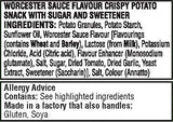 WALKERS Crisps French Fries Worcester Sauce Snacks, 21g (Case of 32)