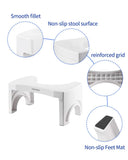 Vansand Toilet Foot Stool,Folding Toilet Stool,Squatting Toilet Potty Stool,Toilet Auxiliary Step,7.5Inch Height White