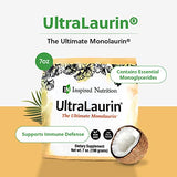 Inspired Nutrition UltraLaurin ® Supplement for Immune Support and Gut Health - Monolaurin Pellets - 7oz - 66 Servings, 3000 mg Each