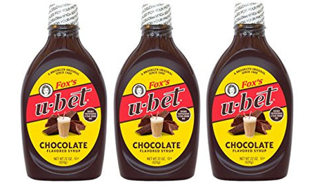 Fox's U-bet Original Chocolate Syrup, 1.3 Pound (Pack of 3)