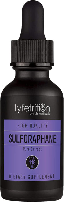 Lyfetrition Activated & Stabilized Sulforaphane 540mg,4 Oz Liquid,220 Servings,Made in USA,Quick Absorption,Quality Potent Ingredients,Third-Party Tested,Non-GMO,GMP Certified,Cruelty-Free Products